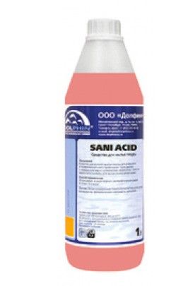 Кислотное средство Sani Acid 1 л для удаления известкового налета и ржавчины