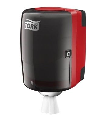 659008 Tork Performance M2 диспенсер для полотенец с центральной вытяжкой, красный
