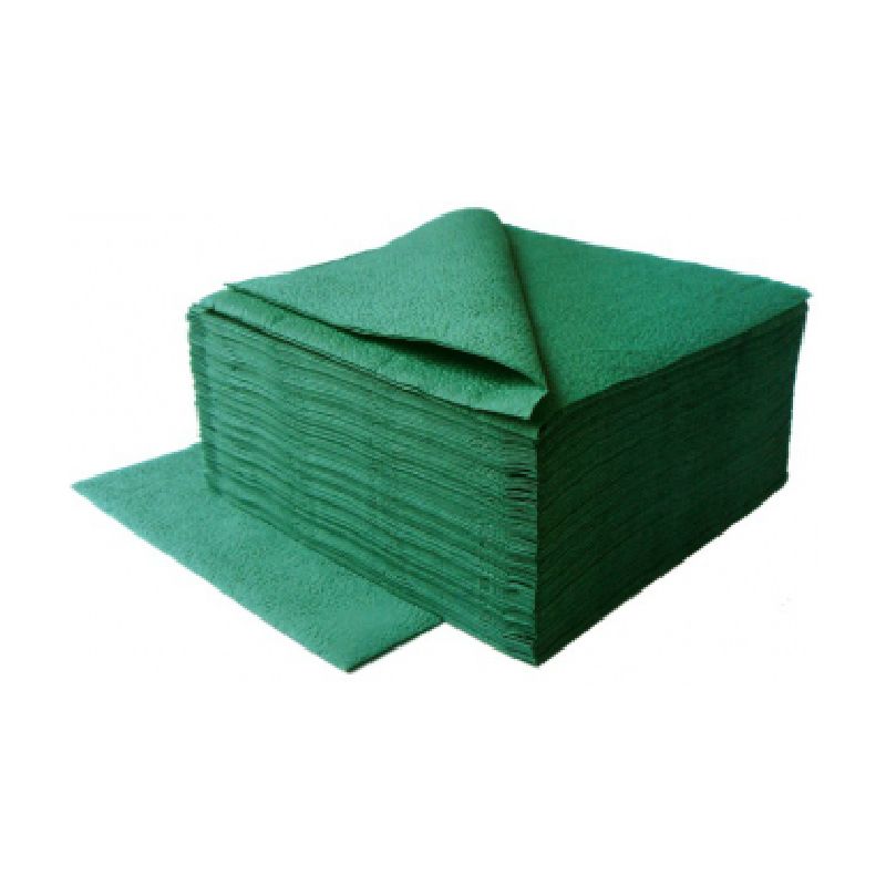 Lime 610600 Салфетки сервировочные, 1 слой, 33х33 см, 400 штук, темно зеленый