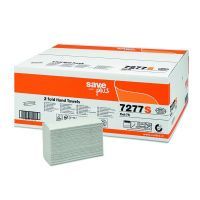 C7277 Бумажные полотенца Celtex SAVE-Z FOLDED HAND TOWEL, двухслойные (1 упк. x 25 пачек)
