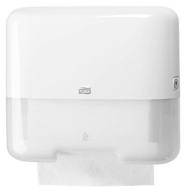 553100 Tork H3 Мини-диспенсер для листовых полотенец Singlefold сложения ZZ и С, белый
