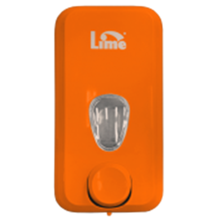 Lime 973003 Дозатор для жидкого мыла заливной оранжевый 1 л, пластиковый