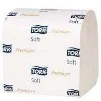 114276 Tork T3 Premium Листовая туалетная бумага мягкая, белая, двухслойная, 19х11, 30 пачек по 252 листа