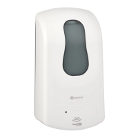 MERIDA ONE DEB201 Сенсорный дозатор пены, картриджный 1000 мл. ABS-пластик, белый