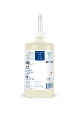 Жидкое мыло ультра-мягкое S1, 1 литр, 6 шт. в коробе, белый Tork Premium