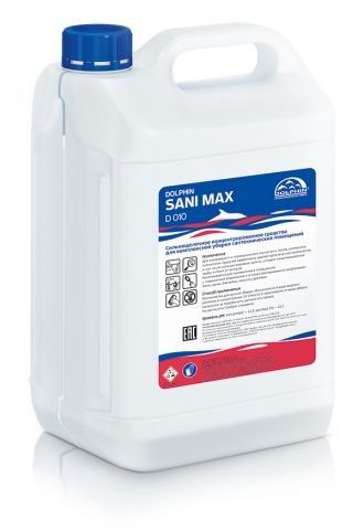 Щелочное средство Sani Max 5 л с антибактериальным действием