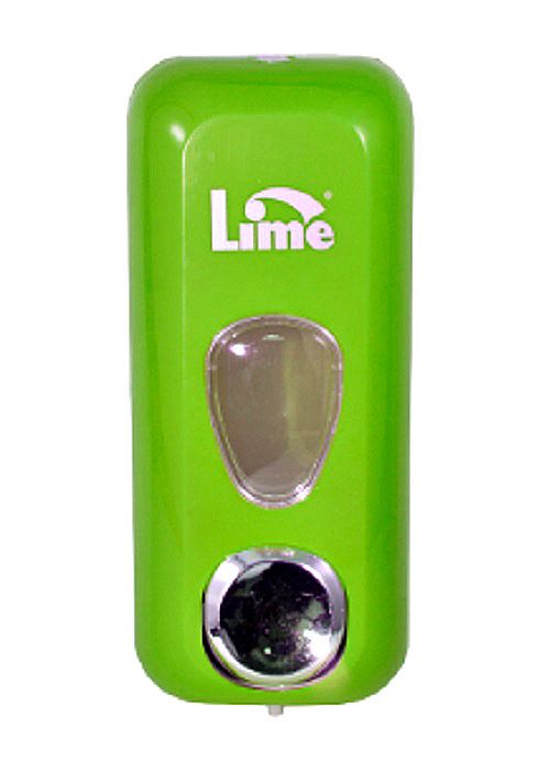 Lime 971004 Дозатор для жидкого мыла 0.6 л, заливной зелёный, пластиковый