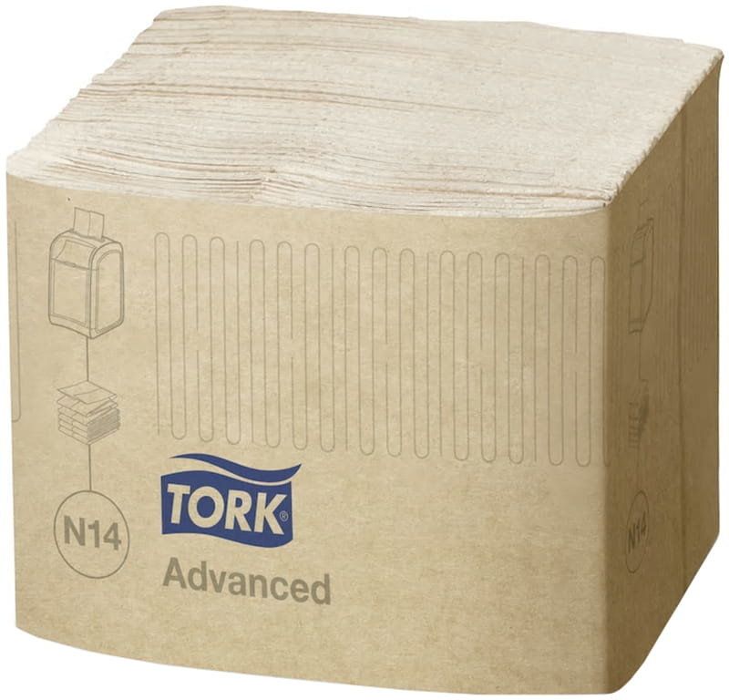 12830 Салфетки бумажные диспенсерные Tork XPN Fit, 2-х слойн., 16,5*21,3см, крафт, 1 пачка 120л., в коробке 6 шт.
