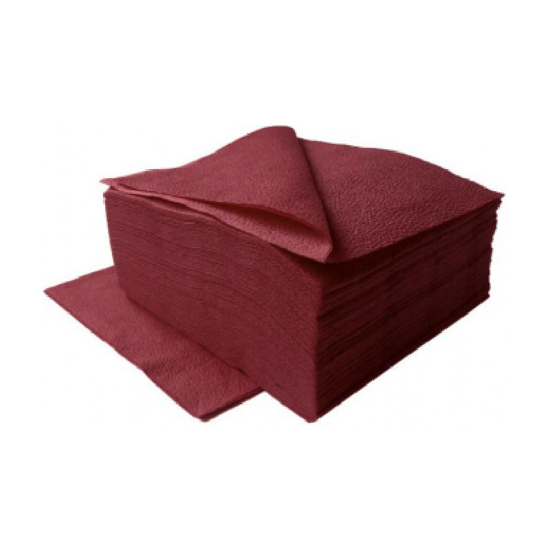 Lime 610400 Салфетки сервировочные, 1 слой, 33х33 см, 400 штук, бордо