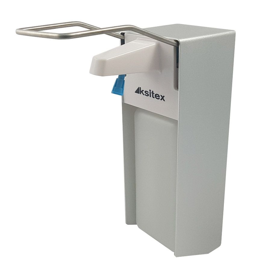 Ksitex DM-1000  Дозатор для антисептика локтевой, алюминий