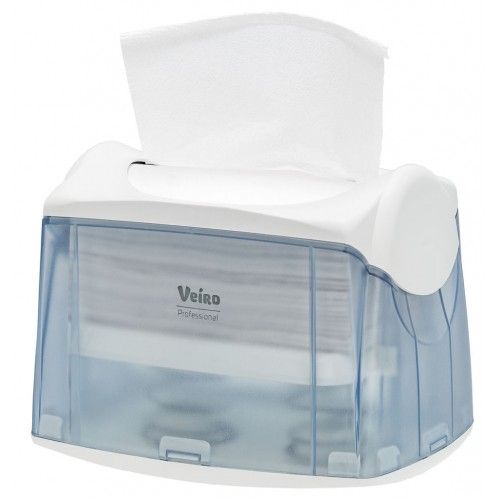 Veiro Professional A898KT4NS Диспенсер для настольных салфеток V-сложения EASYNAP midi, пластик, белый