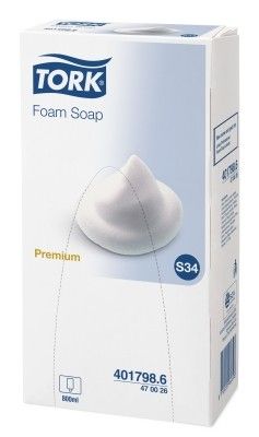 Мыло-пена для рук, 800 мл, 6 шт. в коробе Tork S34