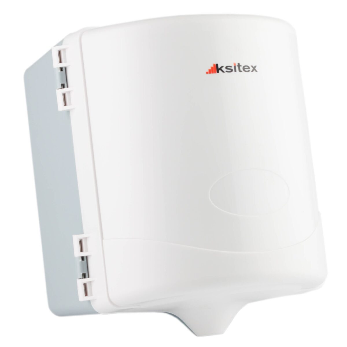 Ksitex AC1-16W Диспенсер для рулонных полотенец с центральной вытяжкой, пластик, белый