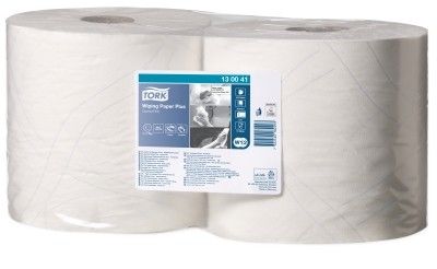 130041 Tork Advanced 420 W1/W2 Performance Протирочная бумага в рулоне со съемной втулкой, белая, двухслойная, 750 листов, 2 рулона по 225 метров