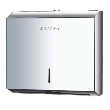 Ksitex TН-5823 SSN Диспенсер для бумажных полотенец, металлический, хром, блестящий