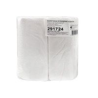 Полотенца в рул. 2-сл, 17м, белые, 2 рул/уп 17г/м.кв.(291724-Ц)