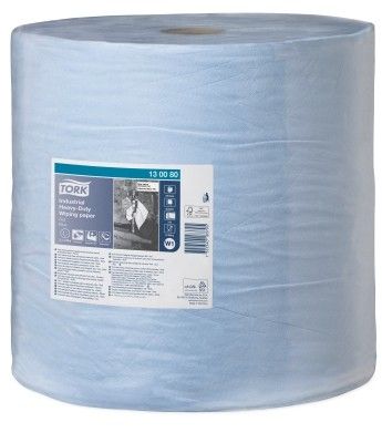 130080 Tork Advanced Wipep 440 Blue W1/2 Performance Протирочная бумага суперпрочная в рулоне, голубая, трехслойная, 750 листов, 1 рулон по 255 метров