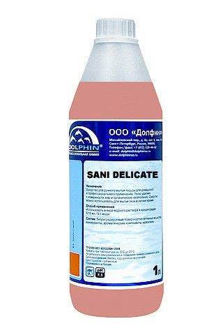 Средство Sani Delicate 1 л для ежедневного ухода за влажными помещениями