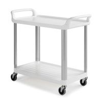 Сервисная тележка TTS Shelf 3730W — тележка с двумя полками, 98x50x111 см, белая