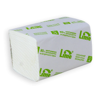 Т/бумага в пач. LIME Premium SmartMix 2-сл, V-укл, 220 листов, 11*22,5см (250220)