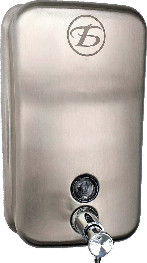 BD-2257-500 Дозатор для жидкого мыла настенный антивандальный металлический