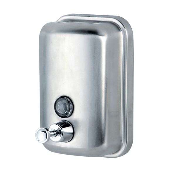 Ksitex SD 1618-500М Дозатор жидкого мыла механический, металлический, хром, матовый