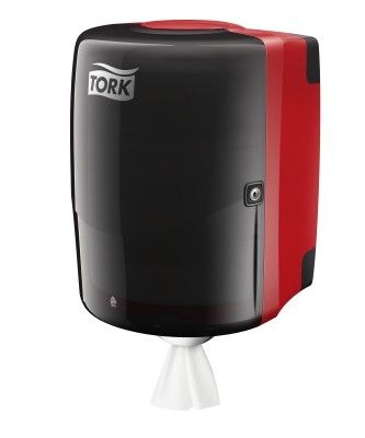 653008 Tork Performance W2 диспенсер Макси для материалов в рулоне (съемная втулка), красный