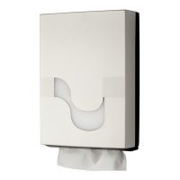 C92130 Диспенсер Celtex Megamini White Slim для складных полотенец для рук, белый